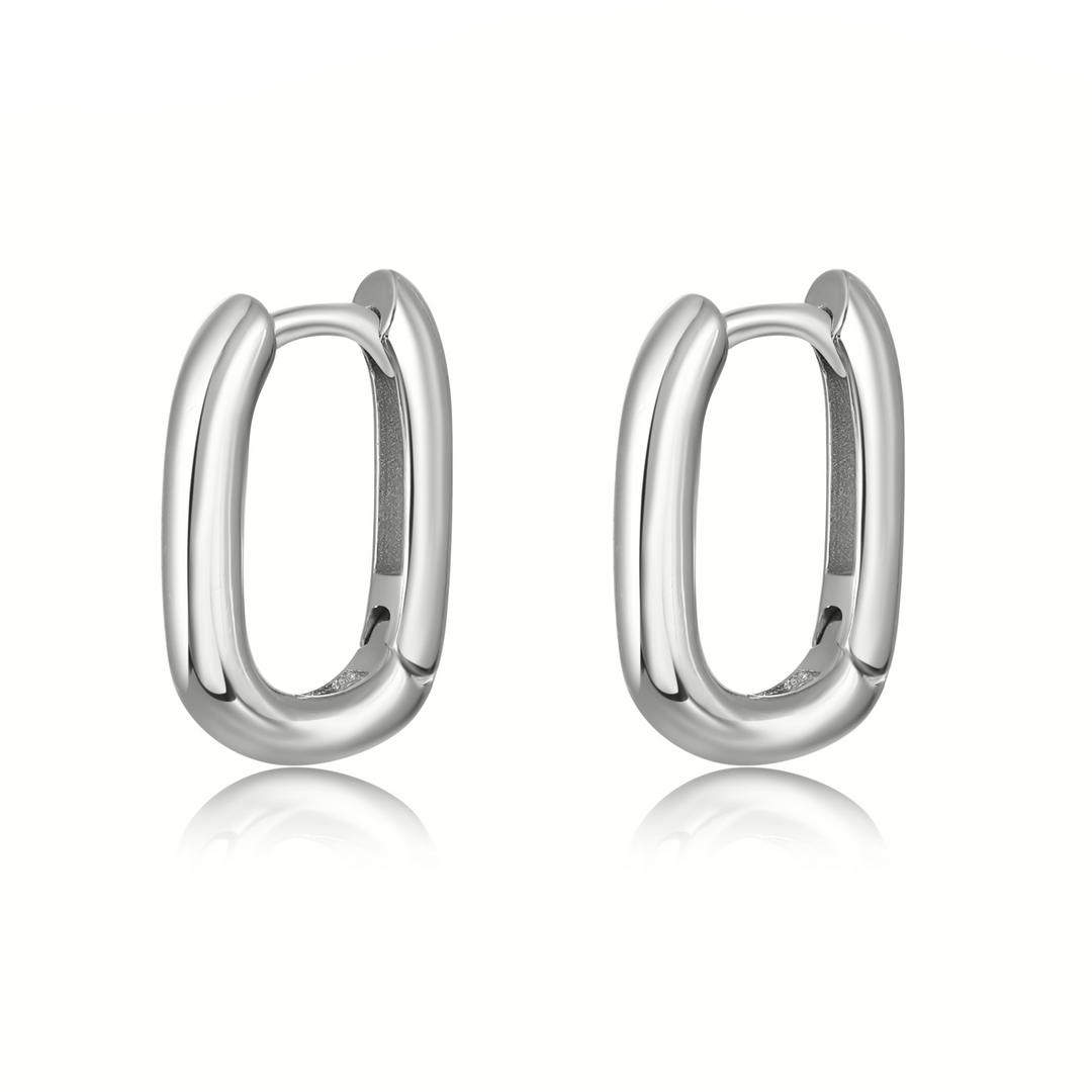 Eslabón Earrings - Sterling Silver