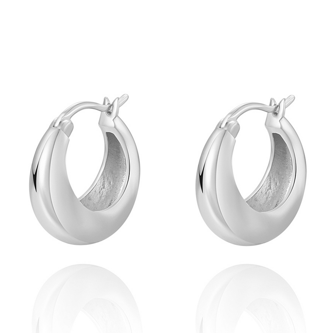 Avant-Garde Sterling Silver Earrings