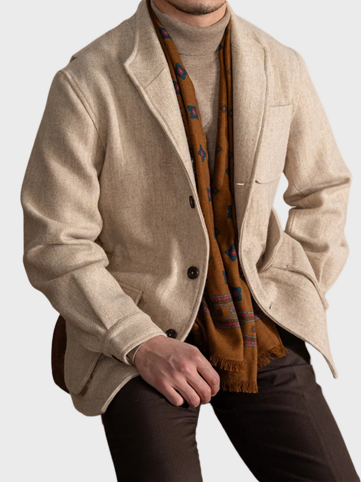 Ferdinand - Abrigo Beige de Lana