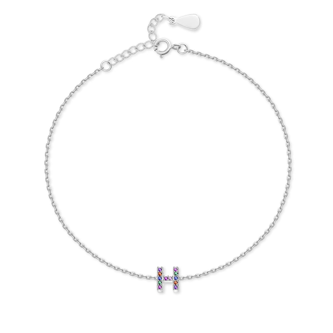 Pulsera 'Shiny Initiale' en Plata de Ley