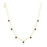Necklace 'Perlas Negras' ~ Sterling Silver