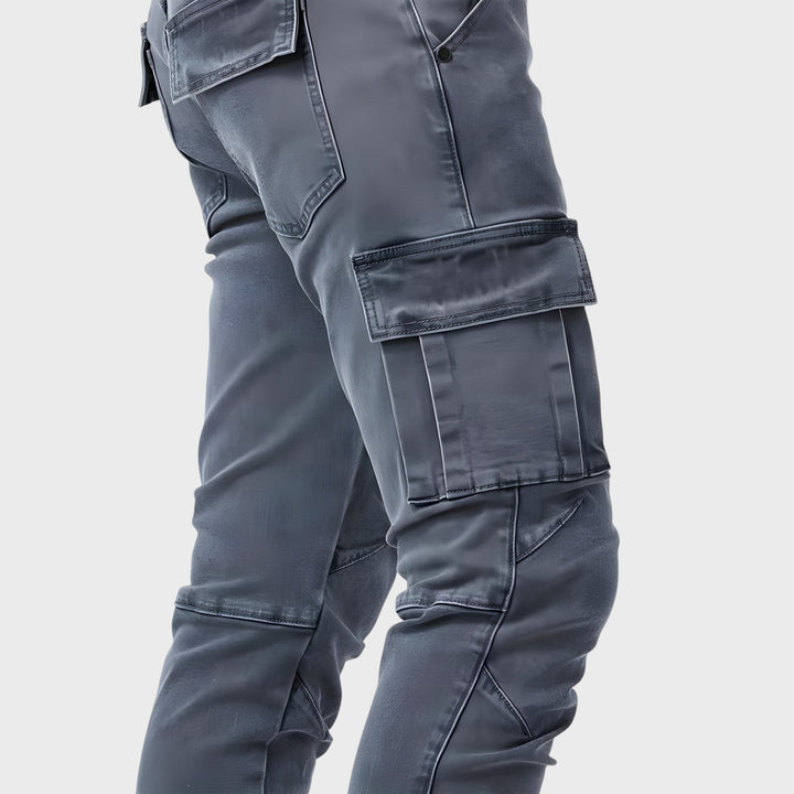Samuel – Pantalones cargo de denim