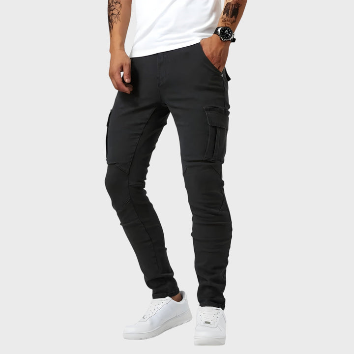 Samuel – Pantalones cargo de denim