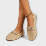 Kris - Zapatos Mocasines de Cuero