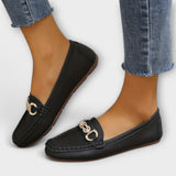 Kris - Zapatos Mocasines de Cuero