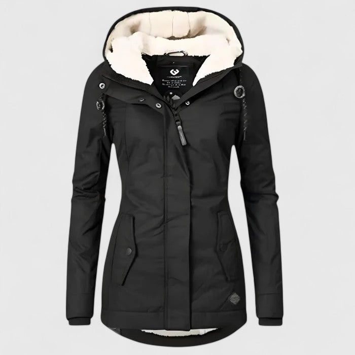 Mara - Chaqueta de otoño impermeable con capucha