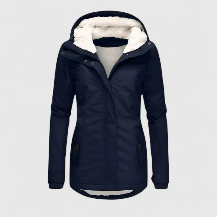 Mara - Chaqueta de otoño impermeable con capucha