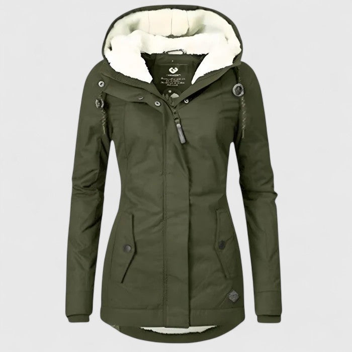 Mara - Chaqueta de otoño impermeable con capucha