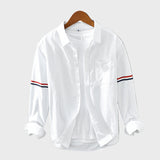 Valter – Camisa de lino bordada