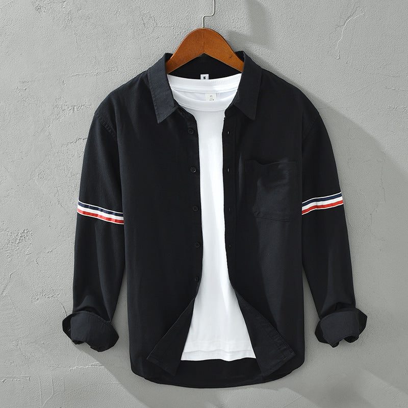 Valter – Camisa de lino bordada