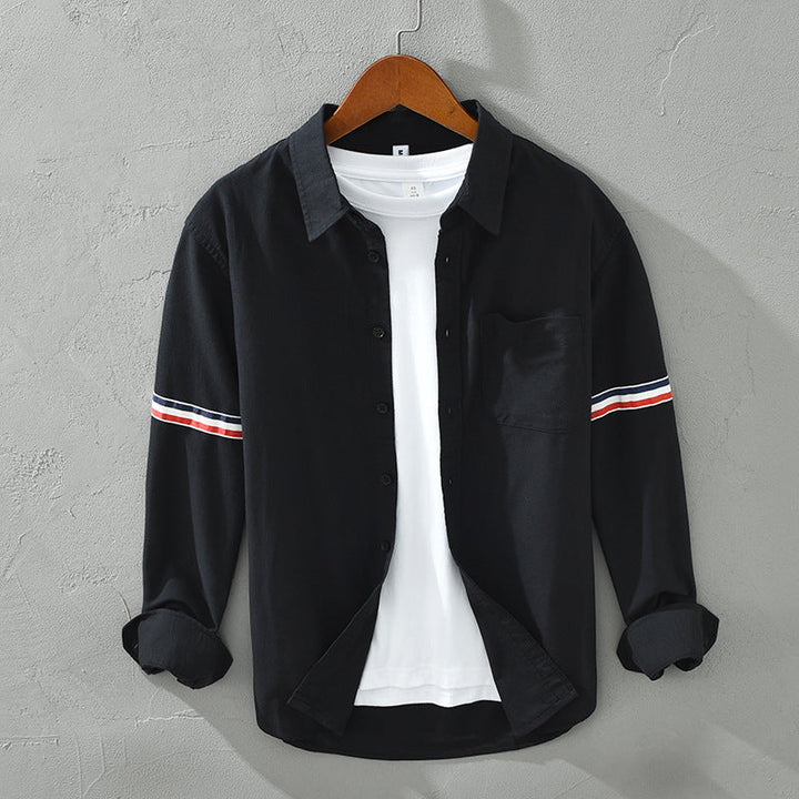 Valter – Camisa de lino bordada