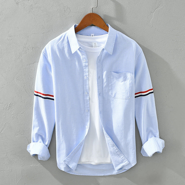 Valter – Camisa de lino bordada