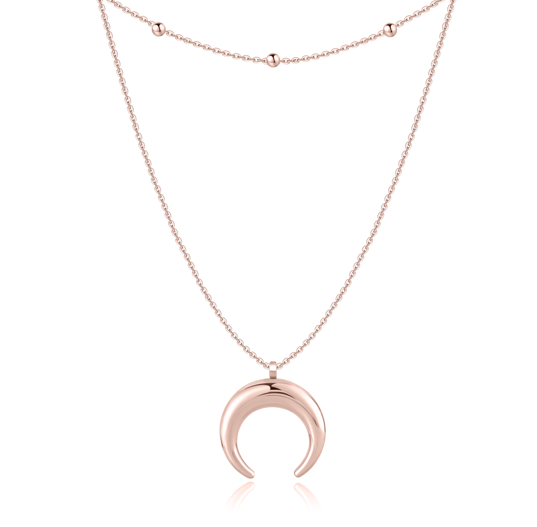 Collar 'Luna Style' ~ Rosa, Plata, Oro