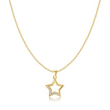 Star Charm Necklace - Sterling Silver