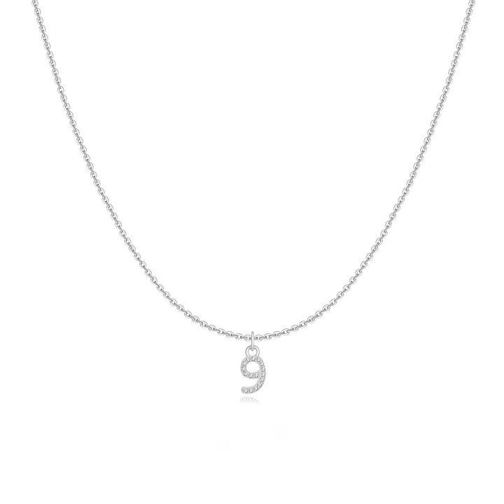 Little Numéro Sterling Silver Necklace
