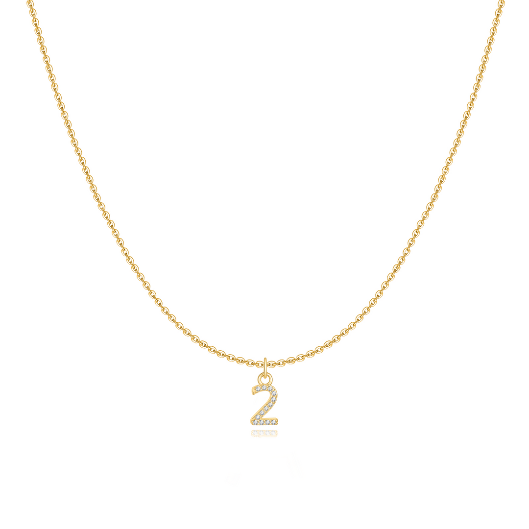 Little Numéro Sterling Silver Necklace