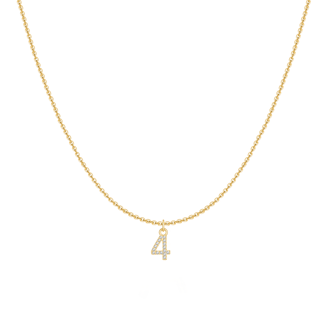 Little Numéro Sterling Silver Necklace