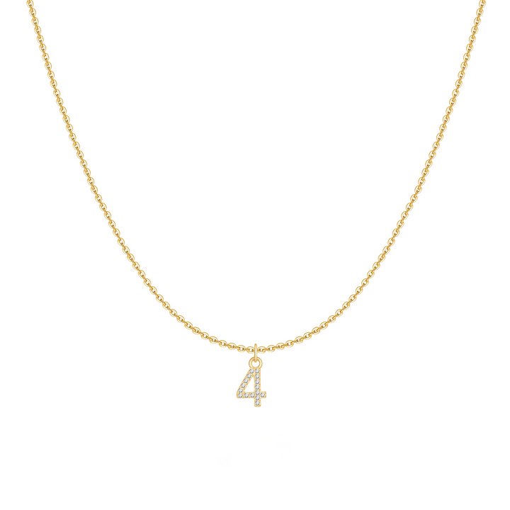 Little Numéro Sterling Silver Necklace