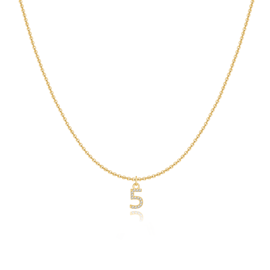 Little Numéro Sterling Silver Necklace