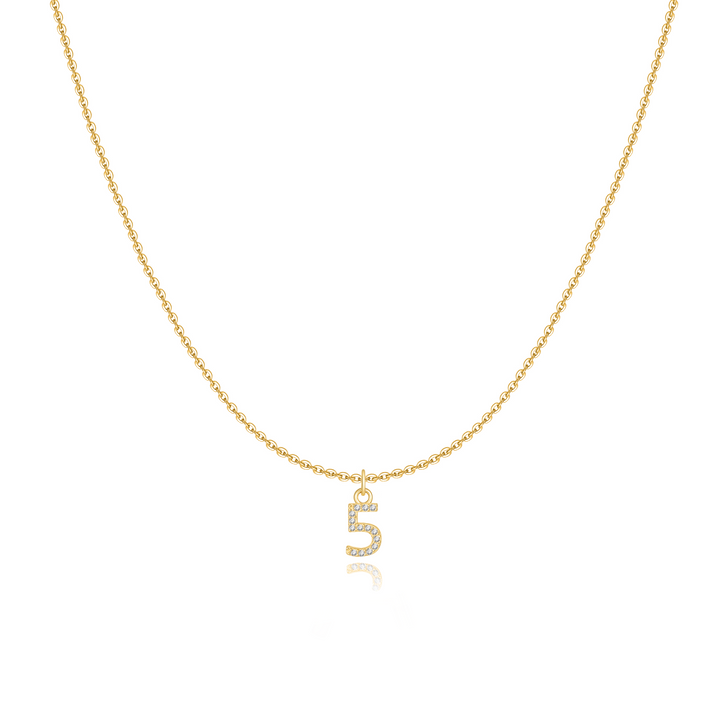 Little Numéro Sterling Silver Necklace