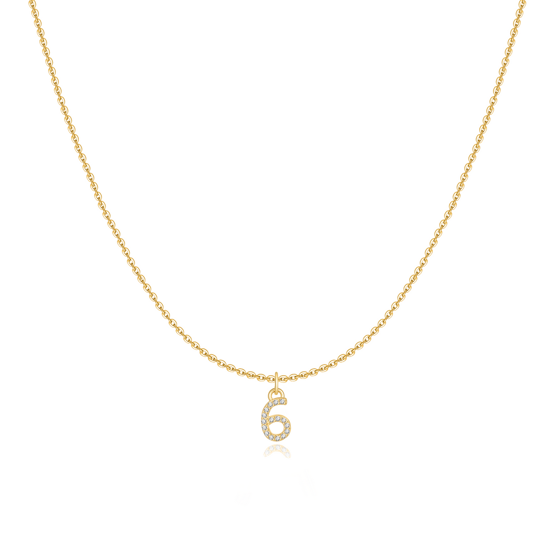 Little Numéro Sterling Silver Necklace