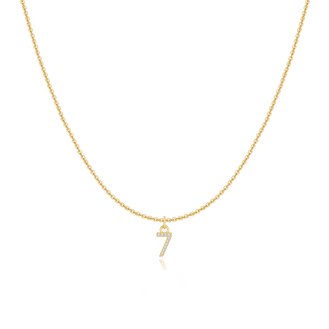 Little Numéro Sterling Silver Necklace