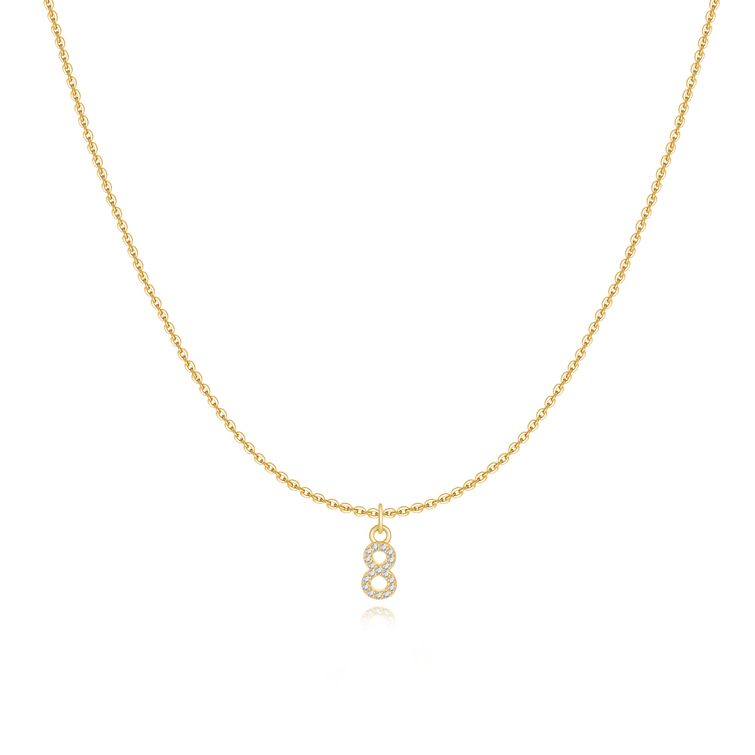 Little Numéro Sterling Silver Necklace