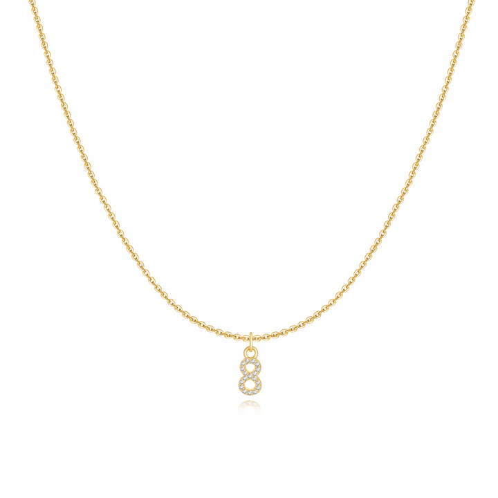 Little Numéro Sterling Silver Necklace
