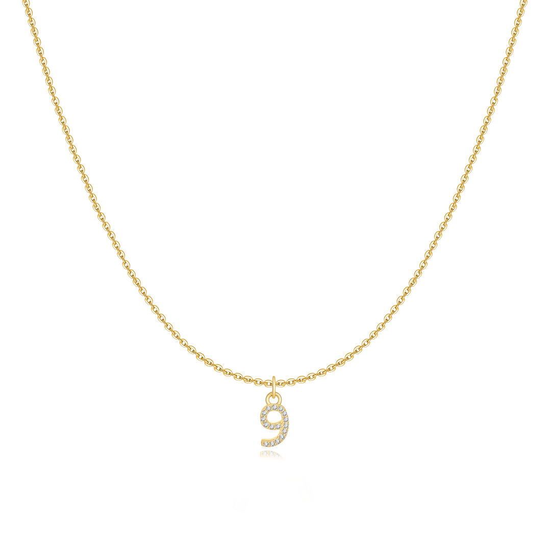 Little Numéro Sterling Silver Necklace
