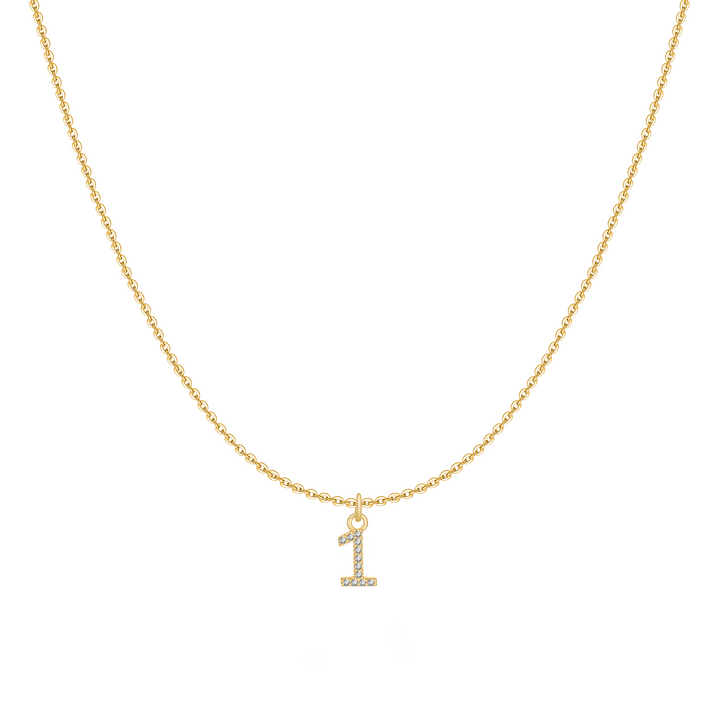 Little Numéro Sterling Silver Necklace