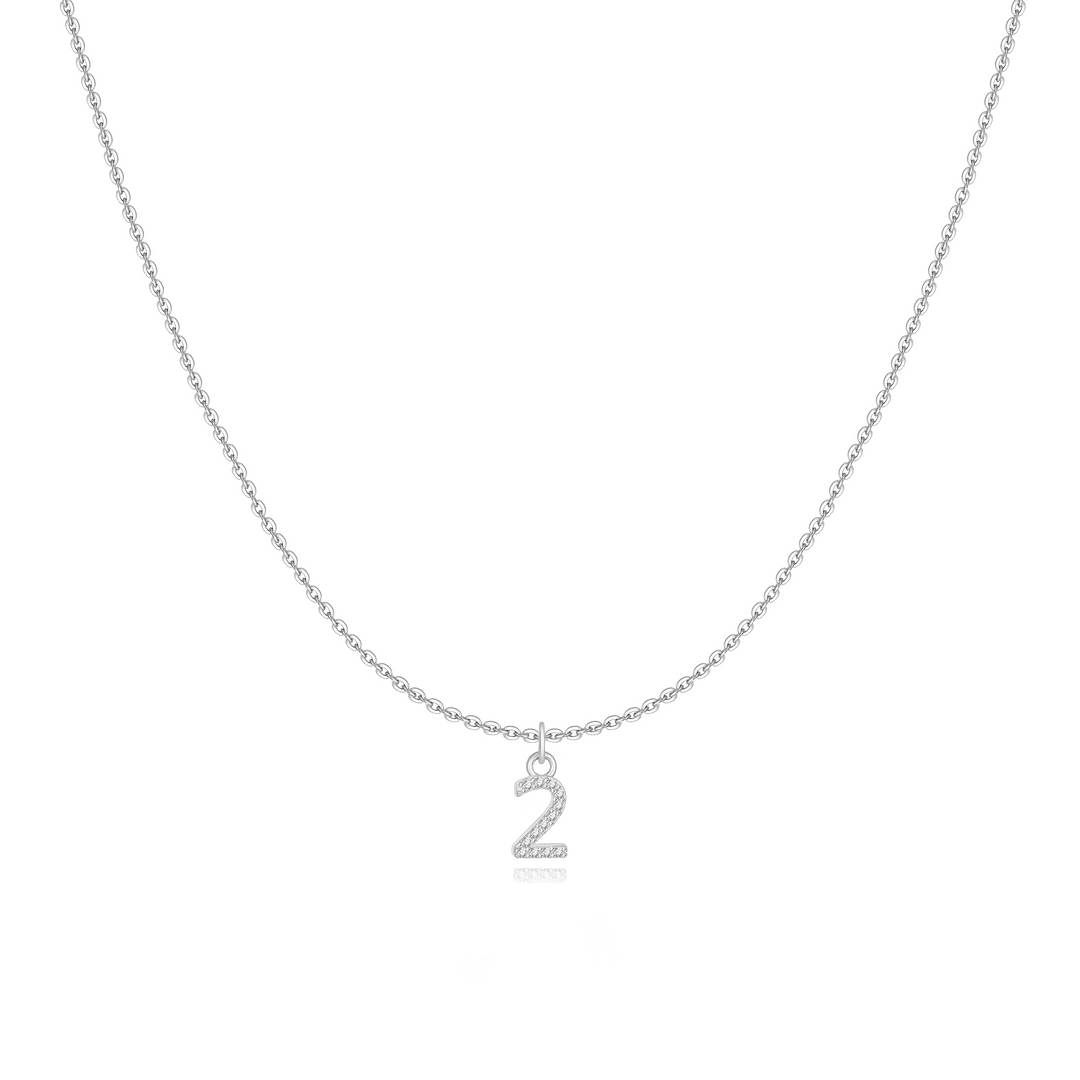 Little Numéro Sterling Silver Necklace