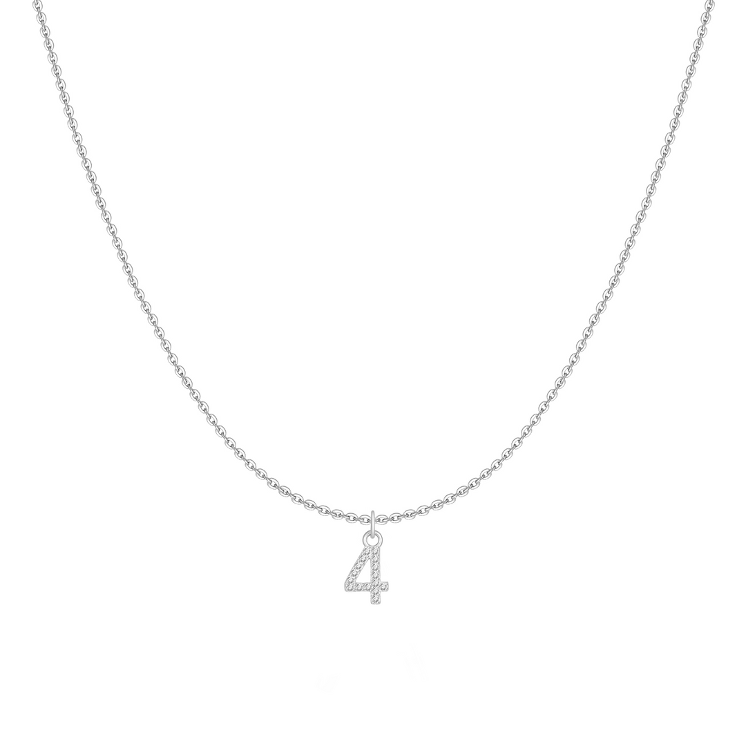 Little Numéro Sterling Silver Necklace
