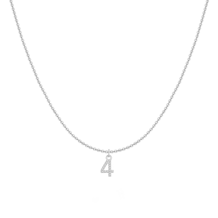 Little Numéro Sterling Silver Necklace