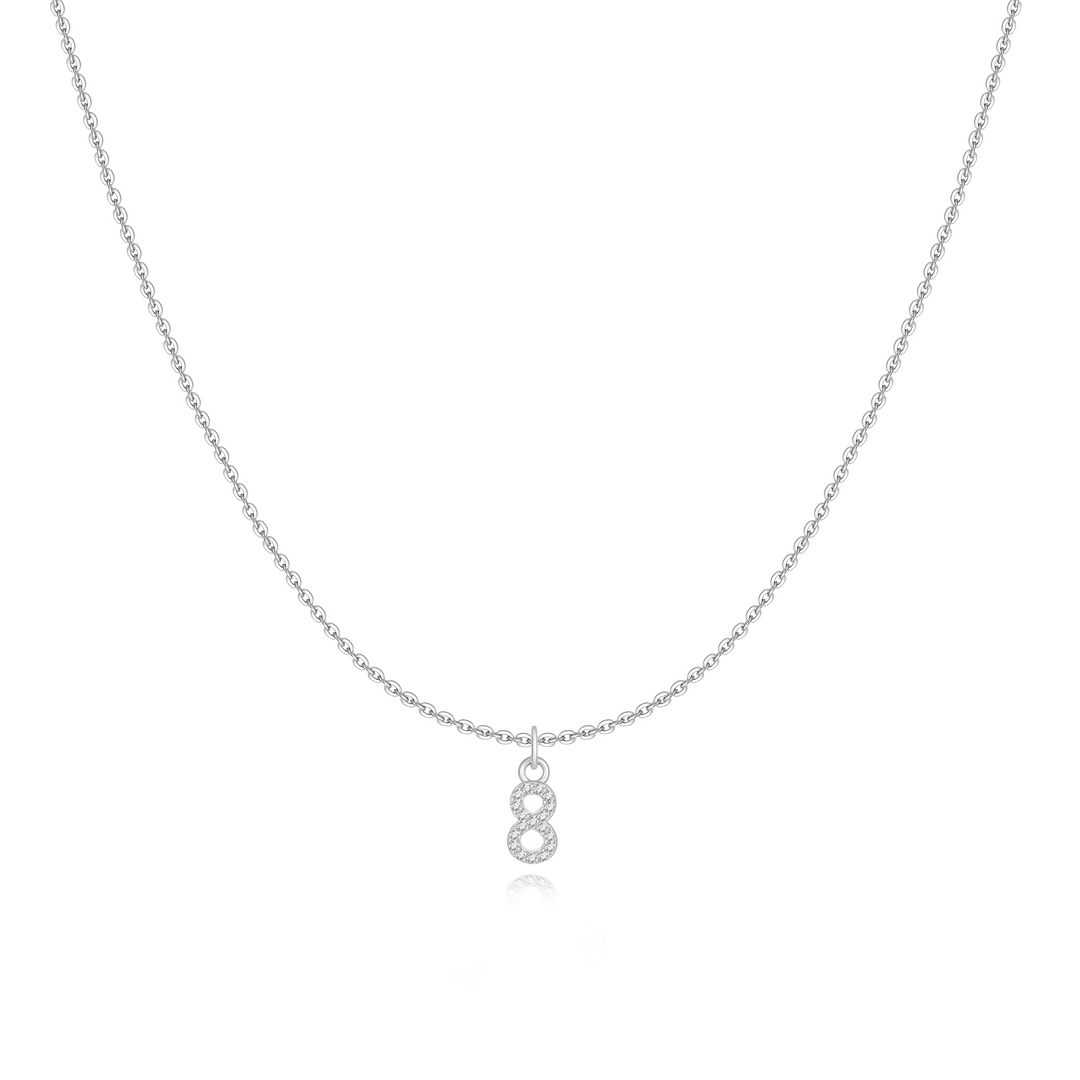 Little Numéro Sterling Silver Necklace
