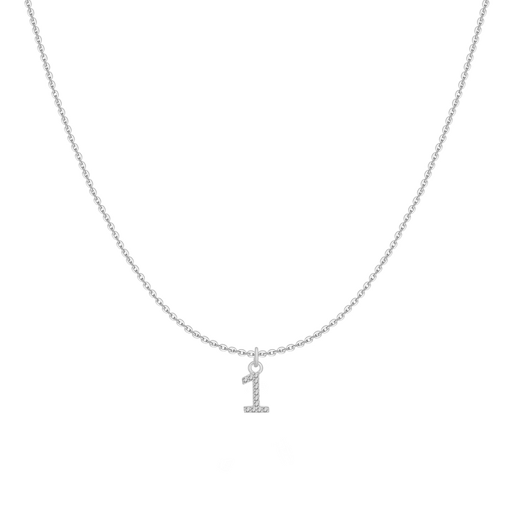 Little Numéro Sterling Silver Necklace