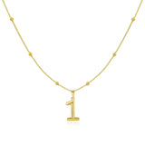 Collar Numérico en Plata Esterlina