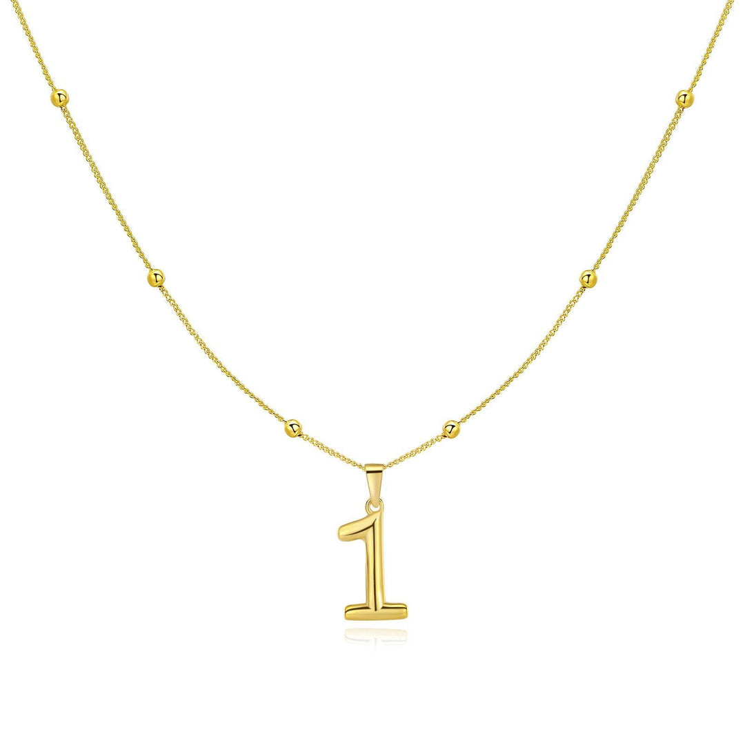 Collar Numérico en Plata Esterlina