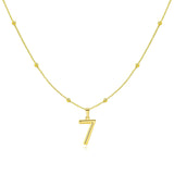 Collar Numérico en Plata Esterlina