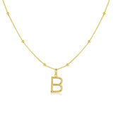 Collar Alfabético en Plata Esterlina