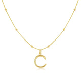 Collar Alfabético en Plata Esterlina