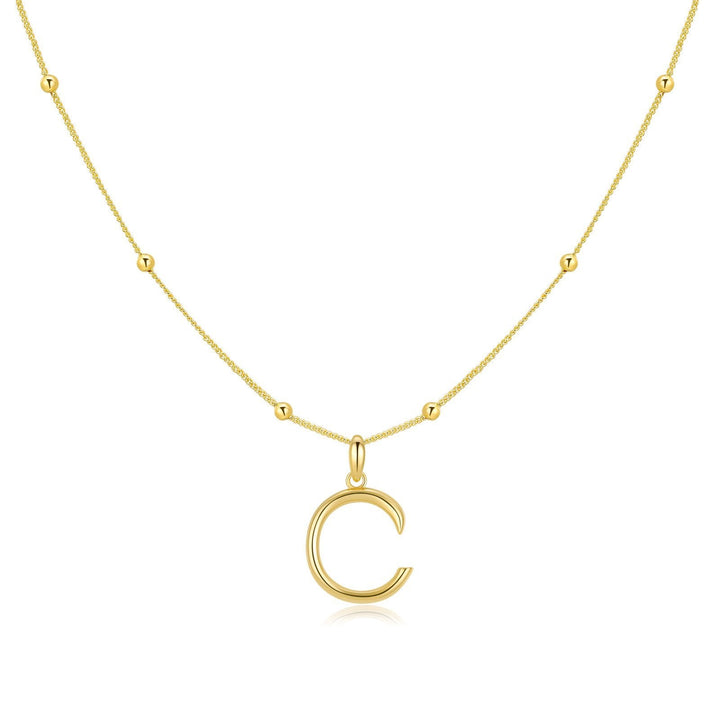 Collar Alfabético en Plata Esterlina