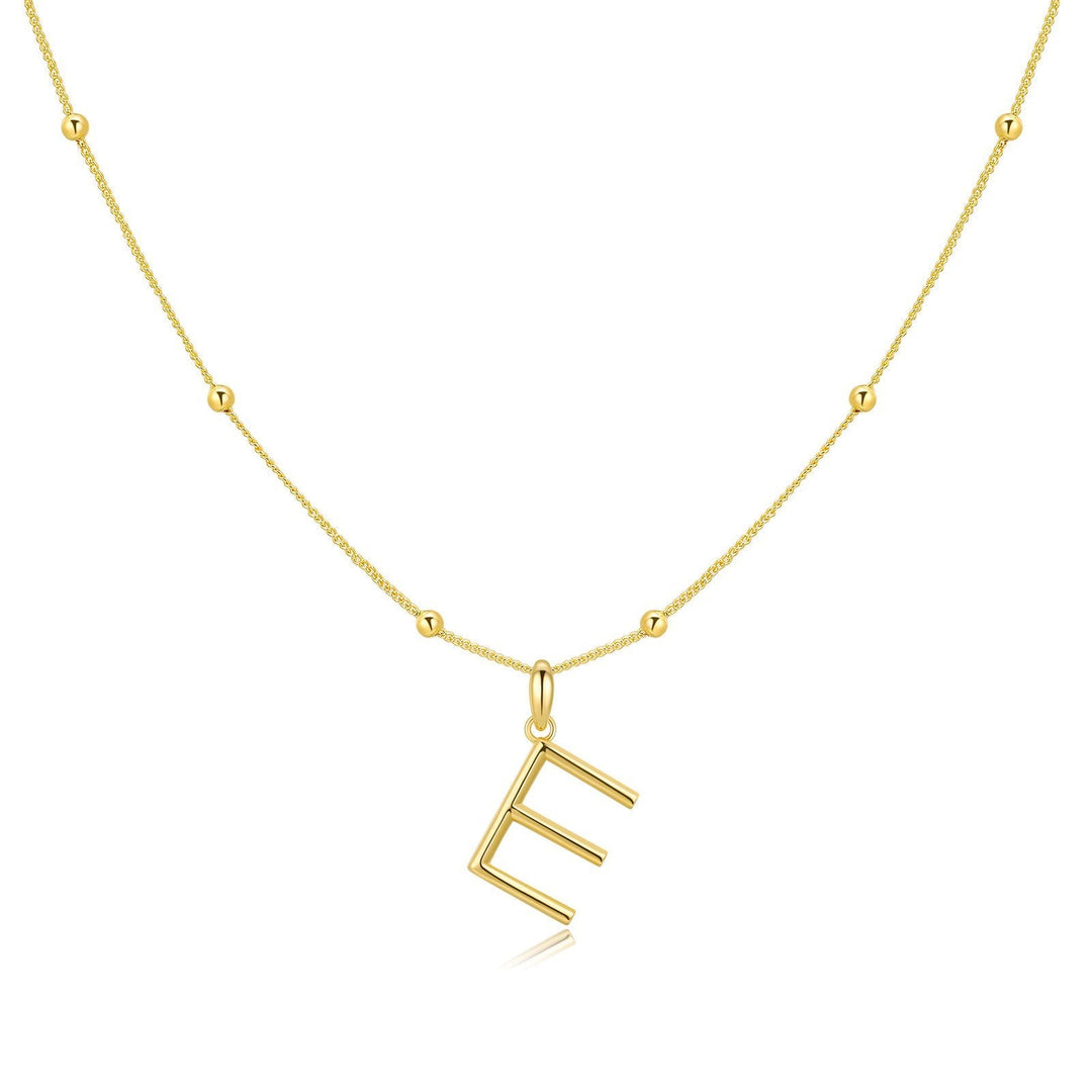 Collar Alfabético en Plata Esterlina