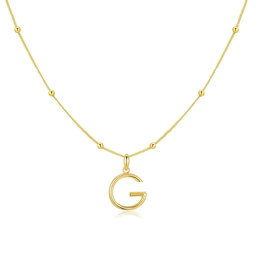 Collar Alfabético en Plata Esterlina