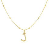 Collar Alfabético en Plata Esterlina