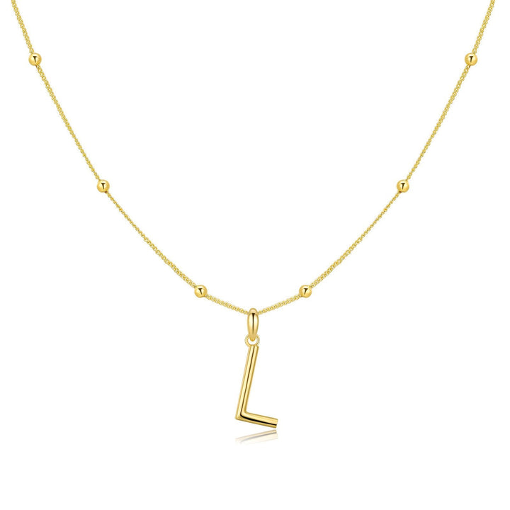 Collar Alfabético en Plata Esterlina