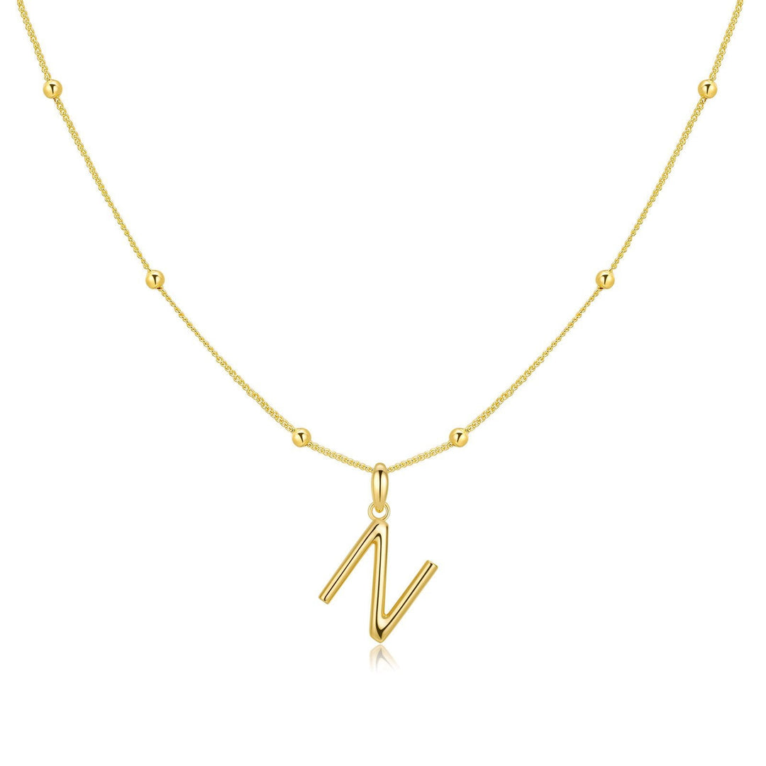 Collar Alfabético en Plata Esterlina