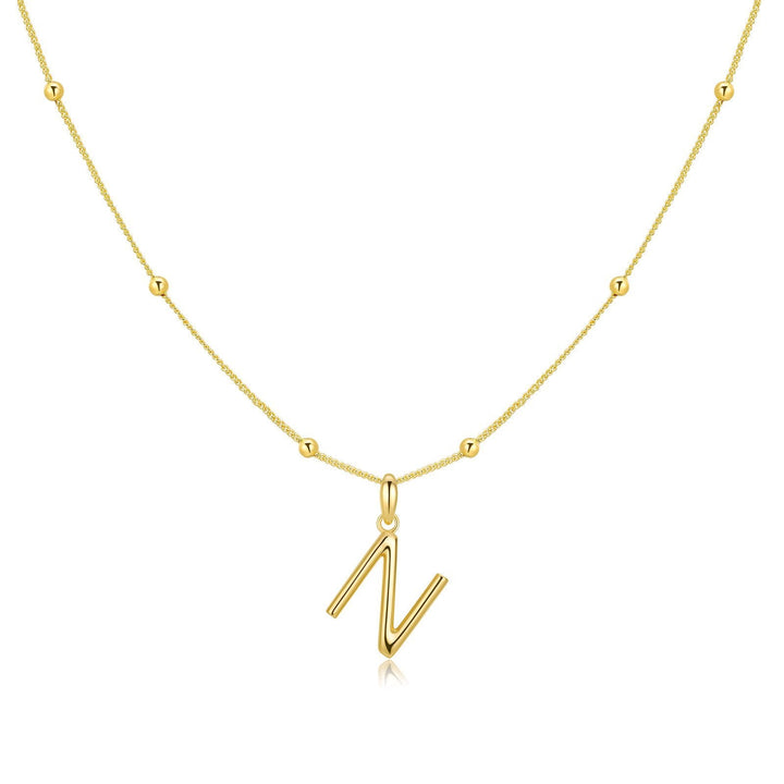 Collar Alfabético en Plata Esterlina