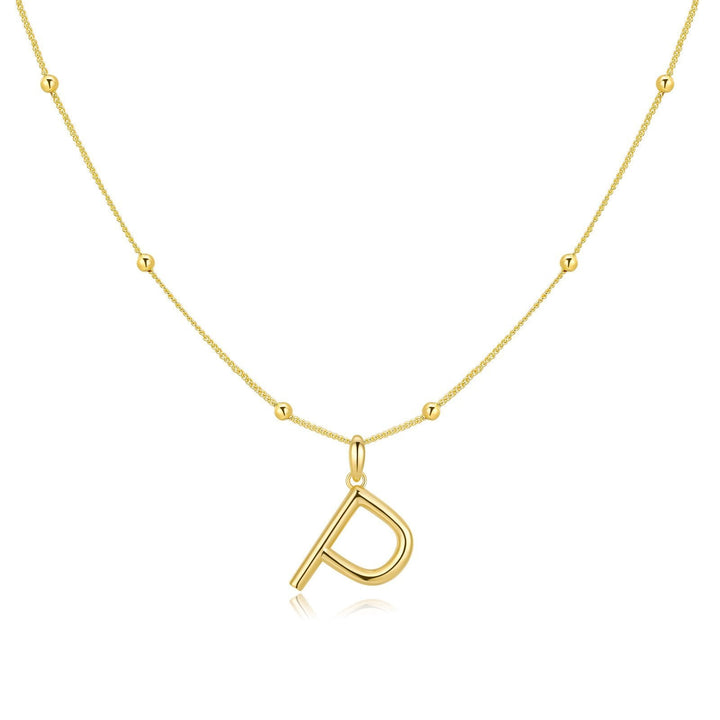 Collar Alfabético en Plata Esterlina