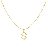 Collar Alfabético en Plata Esterlina