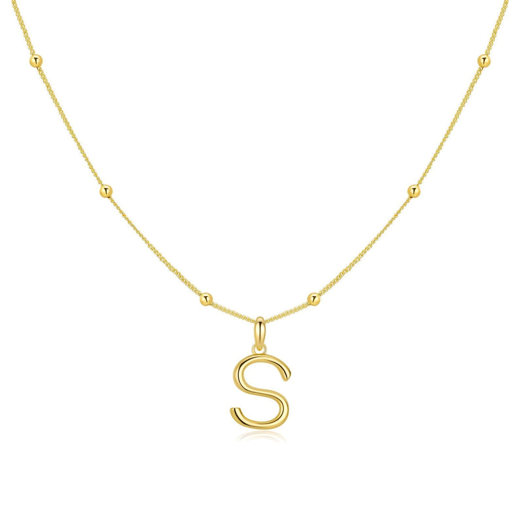 Collar Alfabético en Plata Esterlina